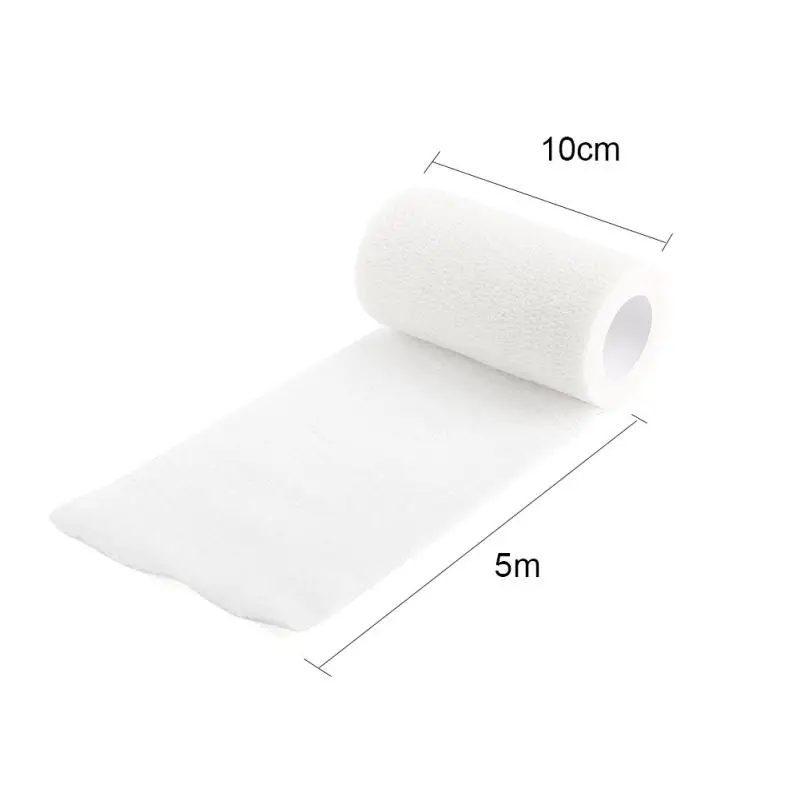 NEW 10cm*5m Medical First Aid Treatment Self-Adhesive Elastic Bandage Gauze Tape Health Care WR4H