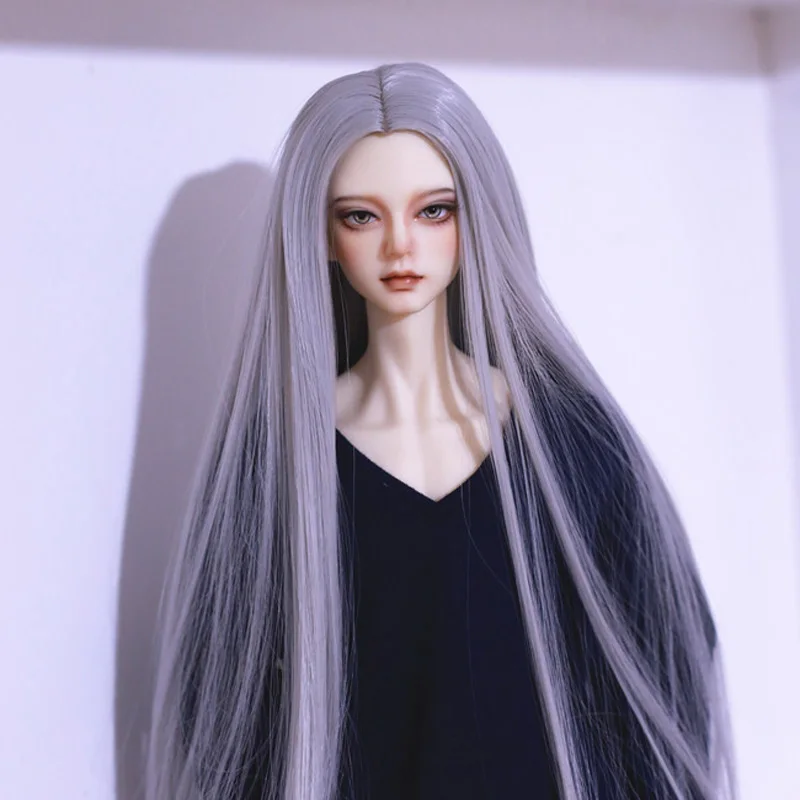 1/3 1/4 1/6 1/8 Bjd SD Doll Wig High Temperature Wire Long Fashion Straight For BJD Super Hair Wig