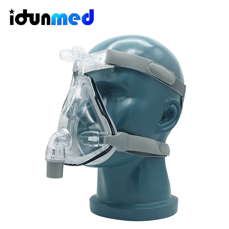 BMC F1B F1A Full Face Mask SML 3 Size Soft Silicone CPAP Accessories Front Hose Full Size Face Pads 22mm Tub Diameter