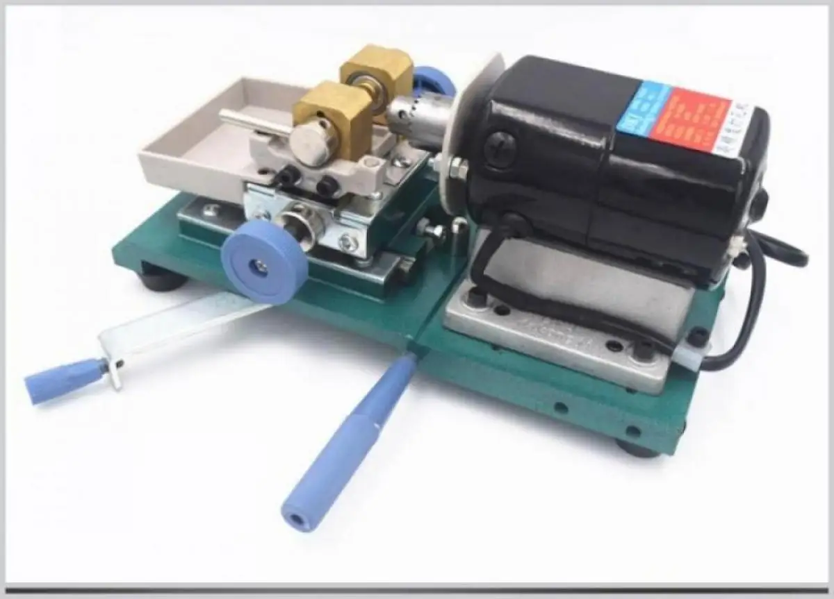 220V 360W Mini Pearl Bead Drilling Machine Stepless Speed Regulation Buddhist Bead Wooden Bead Amber Beeswax Round Bead Drilling