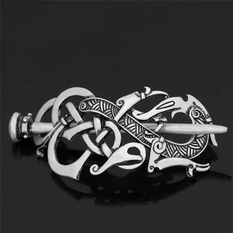 Irish Vintage Tiaras Hair Accessories Women Nordic Viking Charm Hairpin High-Quality Metal Fashion Jewelry Party Gifts Wholesale - view 2