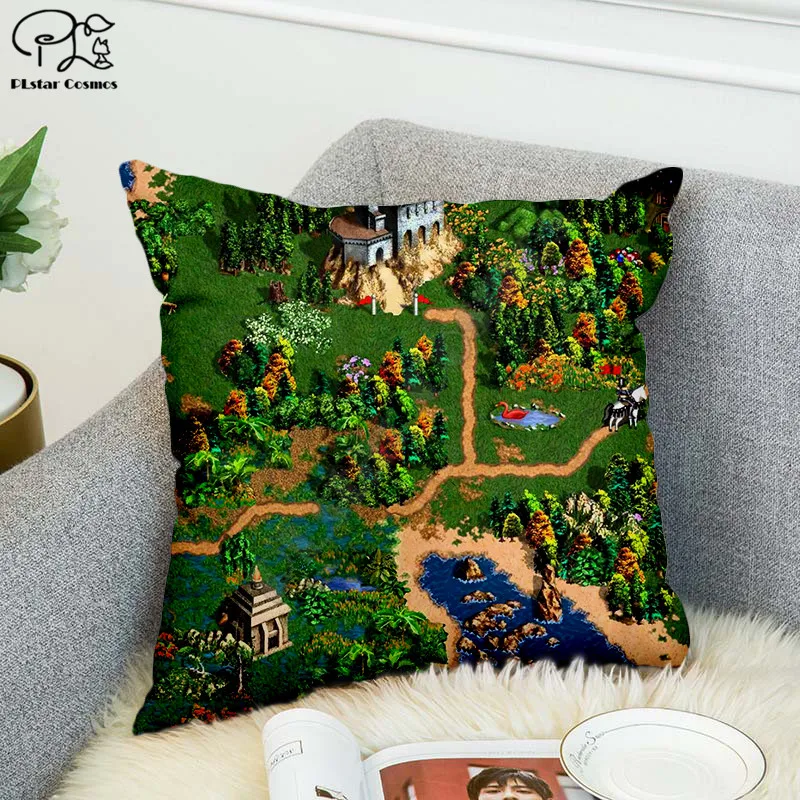 Anime Classic game 3D printed Polyester Decorative Pillowcases Throw Pillow Cover Square Zipper Pillow cases style-3 image 2