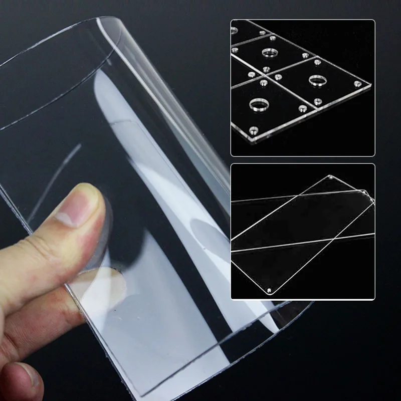 2mm 3mm 4mm 5mm 6mm PC Sheet Transparent Plastic Plate Thickness Polycarbonate Board custom service