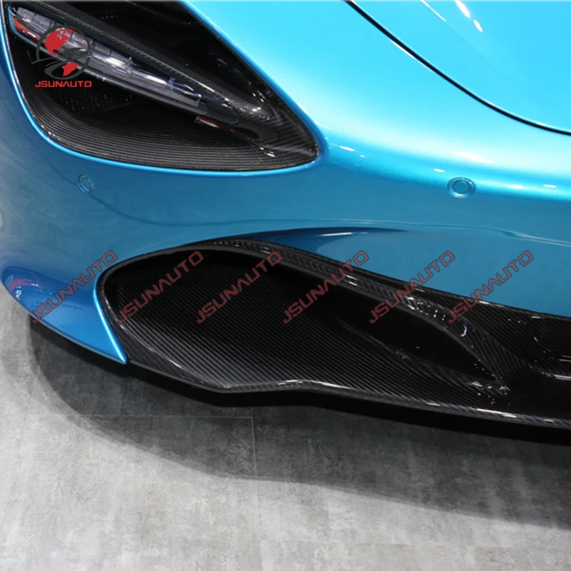 For McLaren 720S Carbon Fiber Front Bumper Lip Rear Diffuser OEM Style Body Kit Auto Part