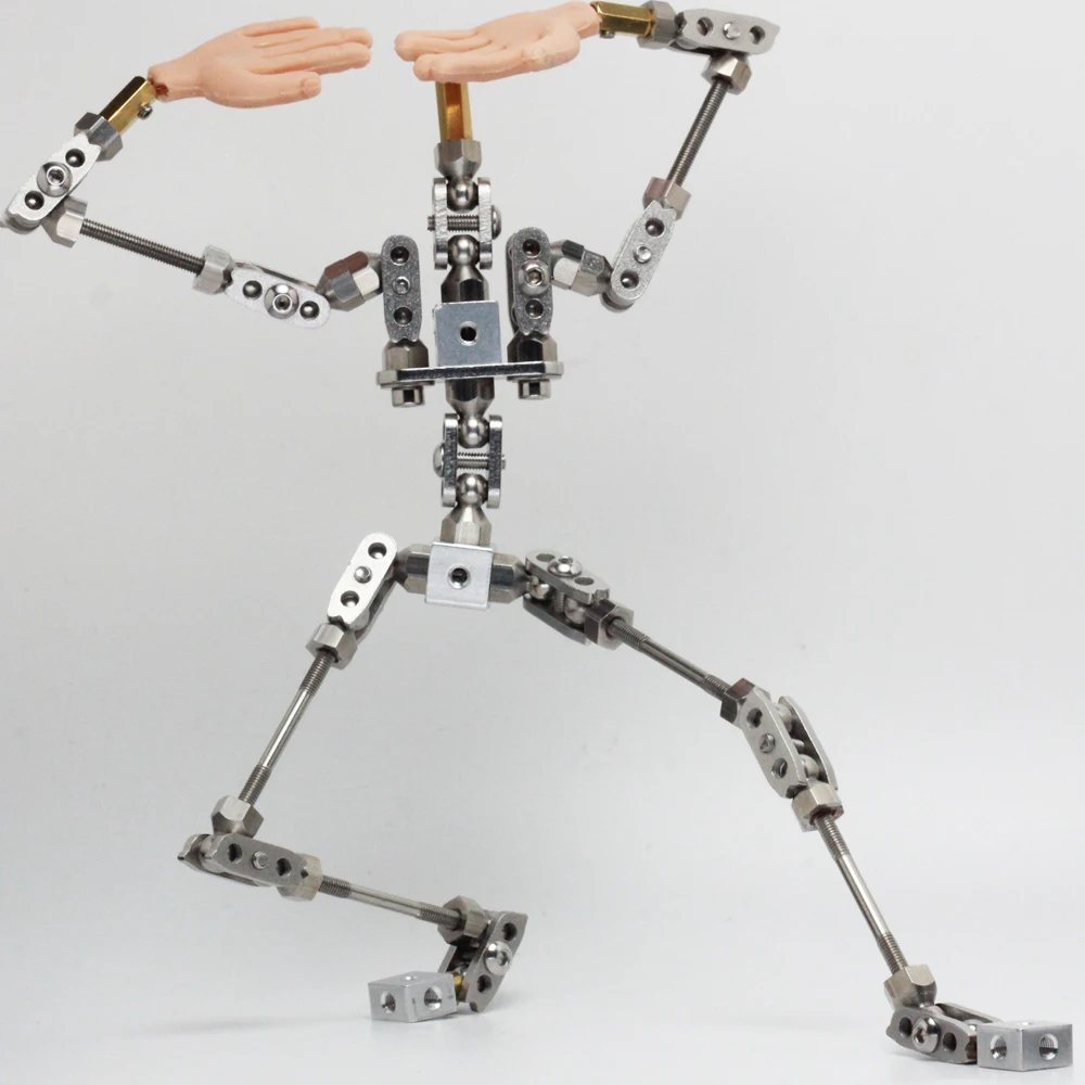 Upgraded Ready-to-assemble PMA-24 24cm high quality stainless steel animation armature puppet for Stop Motion Character