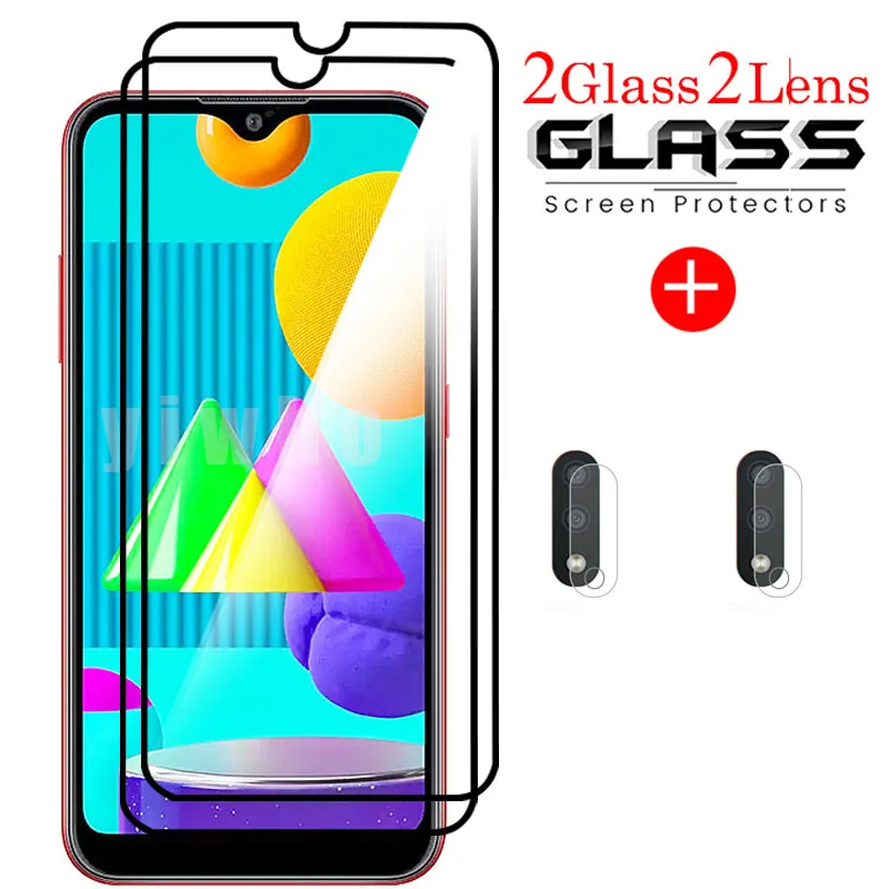 Protective Glass For Samsung Galaxy M01 M 01 01M A01 A Screen Protector Film Glass Safty Armor Cover Samsun A12 A125F Lens glass