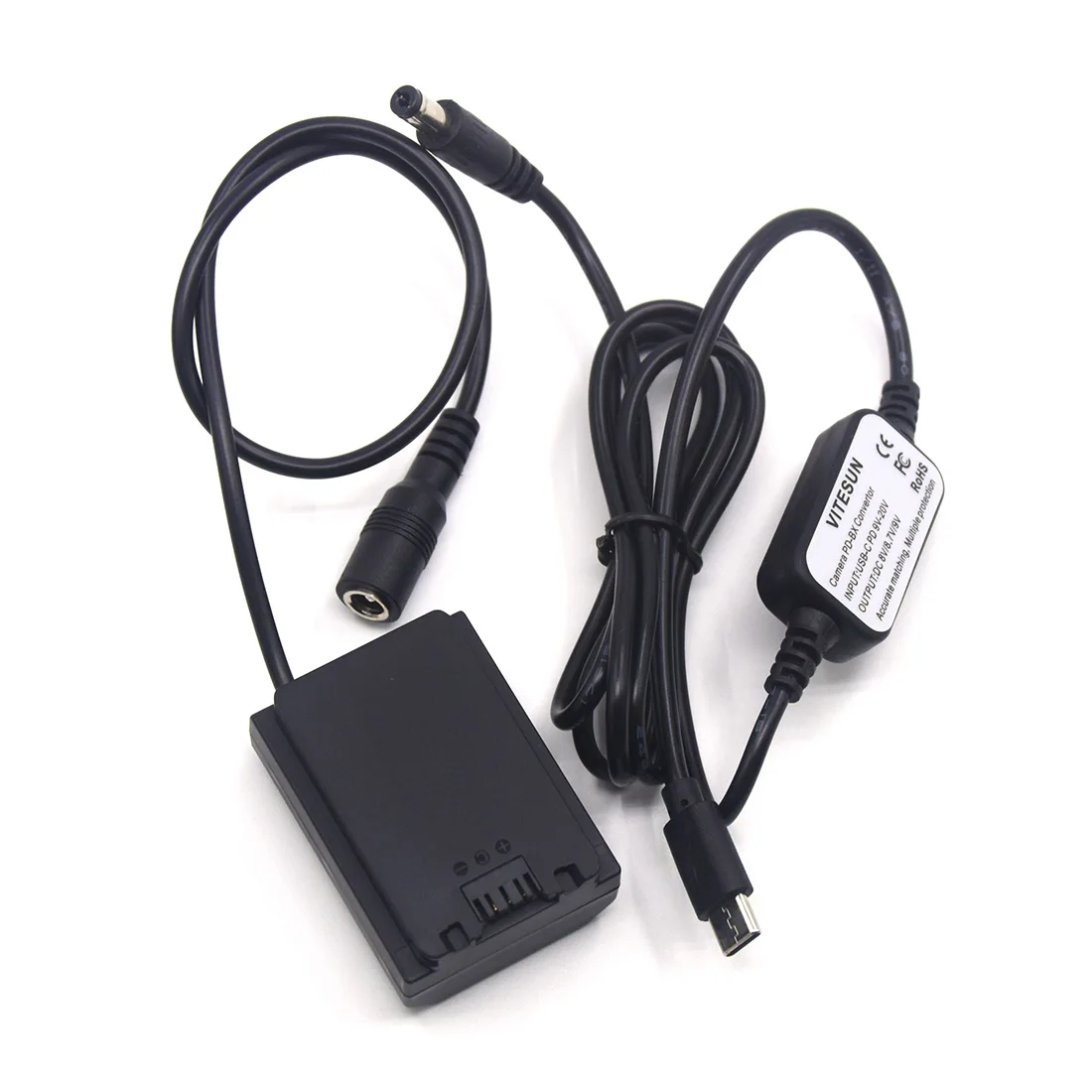 USB نوع C USB-PD محول إلى كابل الطاقة + NP-FZ100 الدمية بطارية لسوني ألفا A9R A9S A7C 7M3K A6600 A7R5 7RM3 FX30 A7R5 A7M4