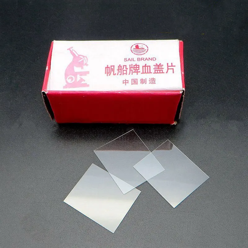 100pcs Glass Cover Slides Cover slips 22x26mm used with blood count plate Hemocytometer Cell Counting Panel NO.1103