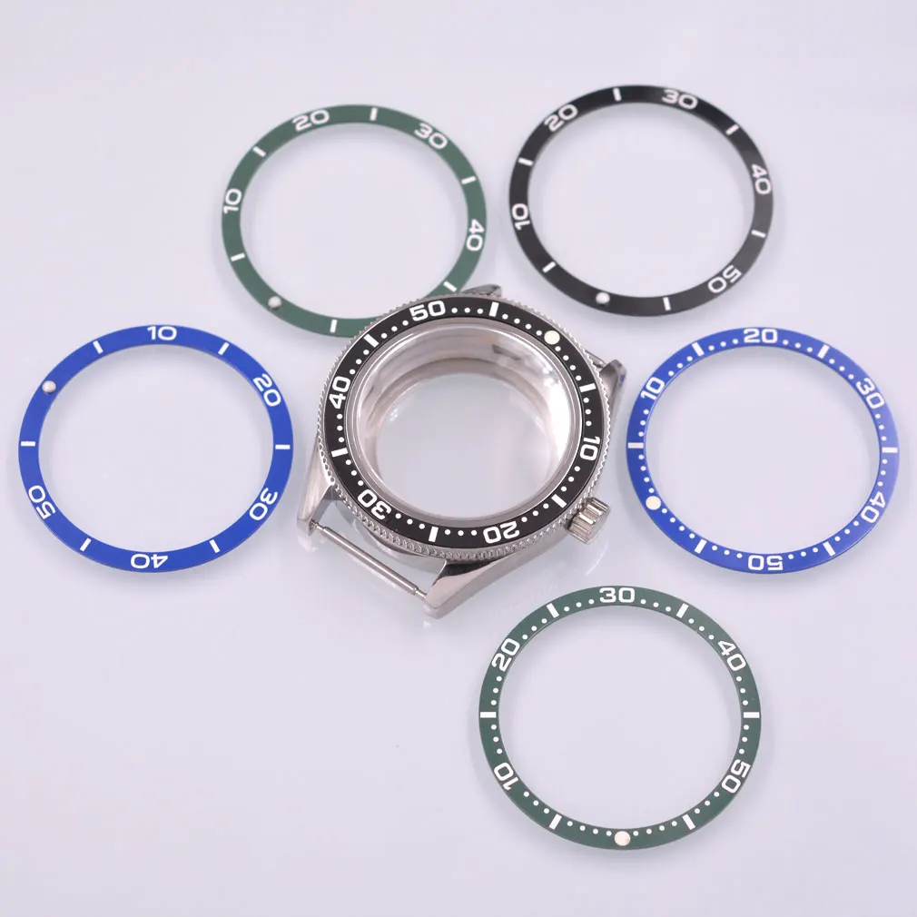 NEW 6 colors 41.5mm Watch Case Fits NH35 NH36 ETA 2824 PT5000 Movement Watch parts Sapphire glass Case