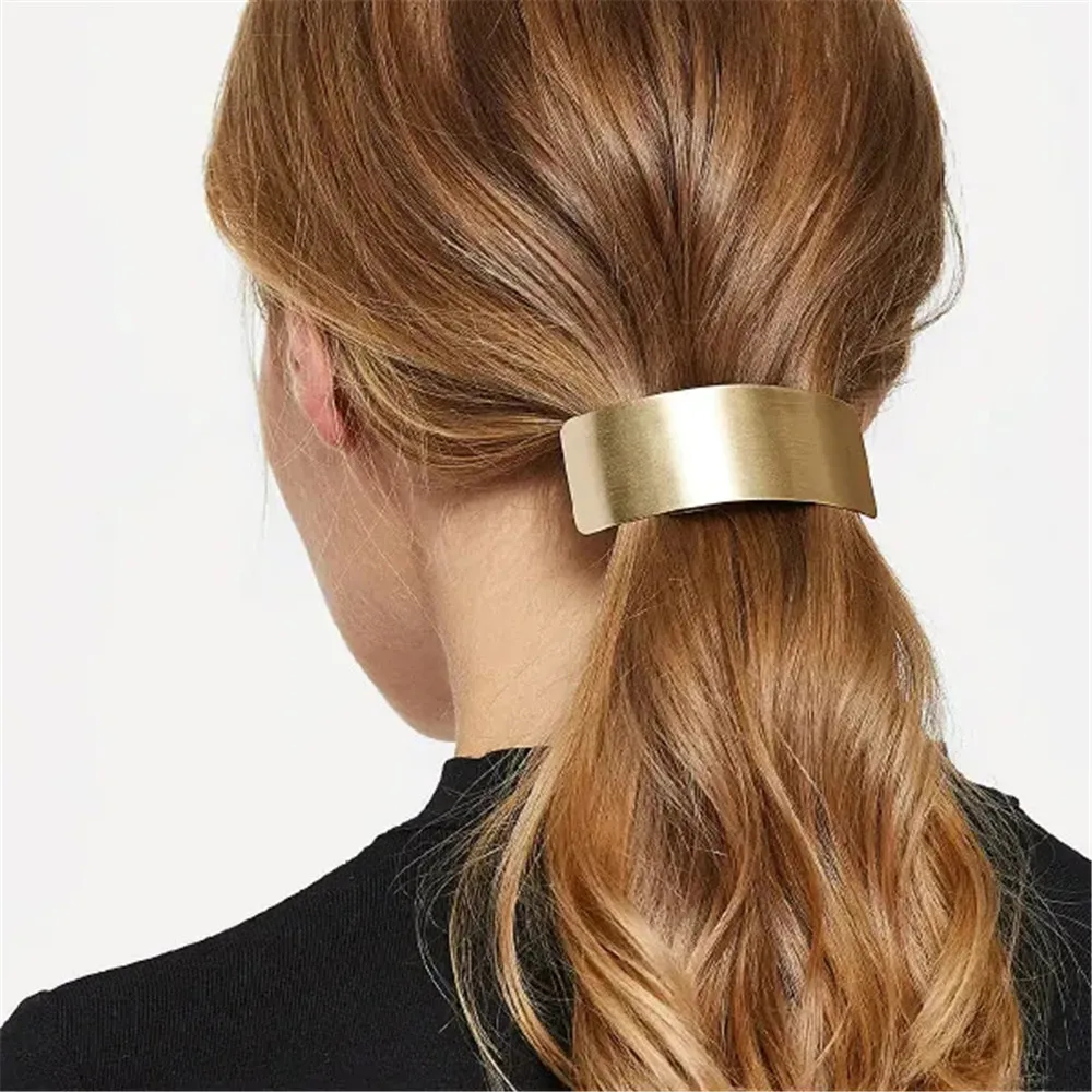 Chic Metal Geometric Hair Clip Square Rectangle Barrettes Hairpin Barrette Hair Claws Women Girls Fashion Hair Accessories Gifts