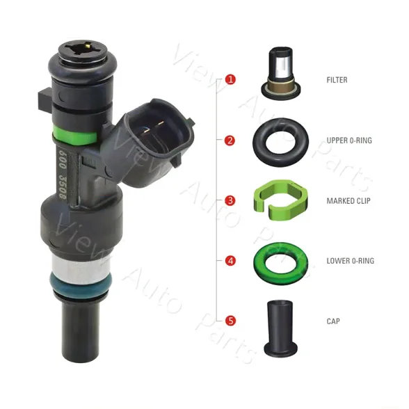 1000 Set Fuel Injector Repair Kit for 09-11 Nissan Versa 16600ED000 Micro Filter Rubber seal orings Plastic Cap VD-RK-0030