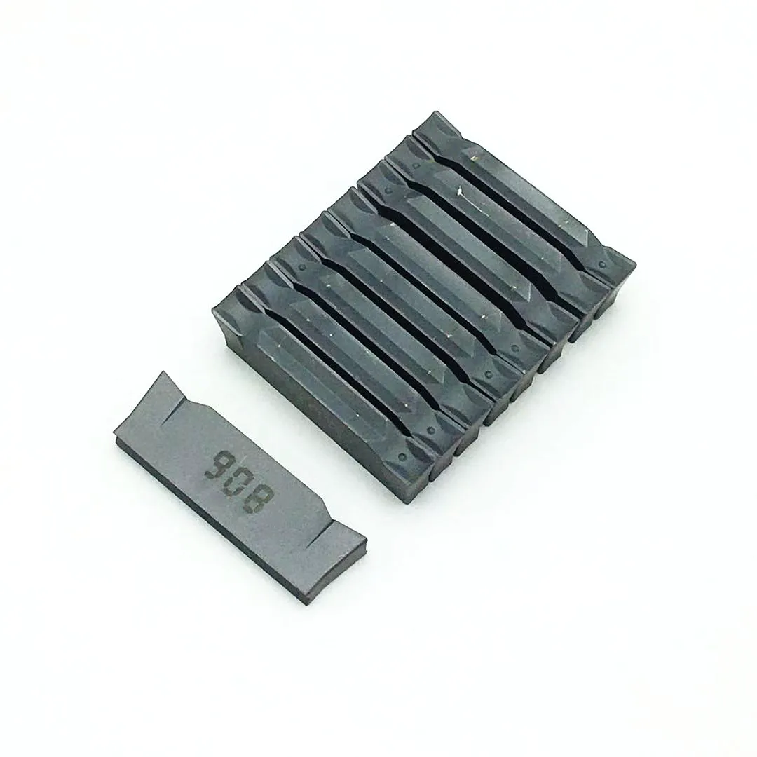 10 pieces of DGN3102J IC908 DGN3102C IC908 cemented carbide original slotting inserts, high-quality tools, CNC turning inserts