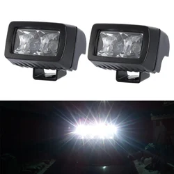 2PCS 3Inch 20W 12V 24V 6500K Waterproof Xenon Night Bar Lights Portable Spotlights Motorcycle Offroad Truck Driving Car Boat