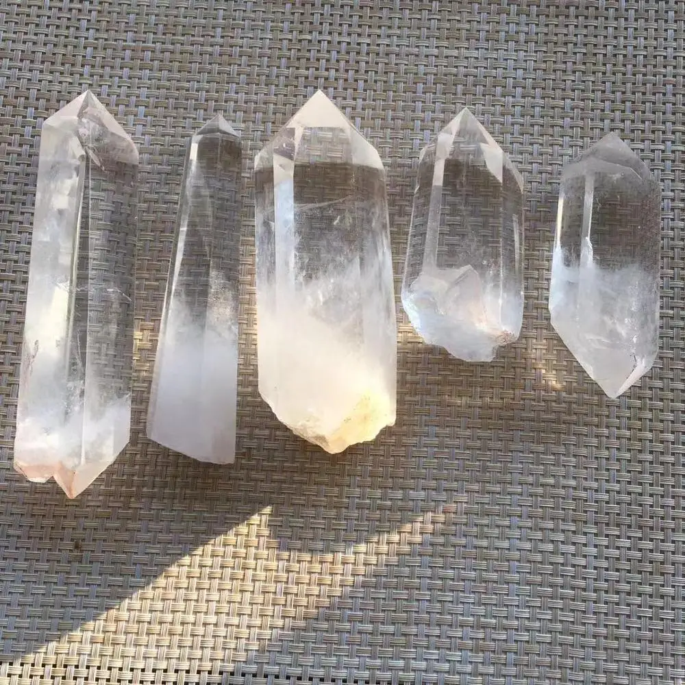 

clear quartz reiki healing wand mineral crystals points gemstones natural cristais reima para artesanato enfeites casa decoracao