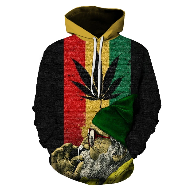 

Hot 3D Printed Weed pullover Leaf Men Women Hooded Sweatshirts Casual Long-sleeved Hoodie Unisex Outwear Streetwear Mens Hoodies