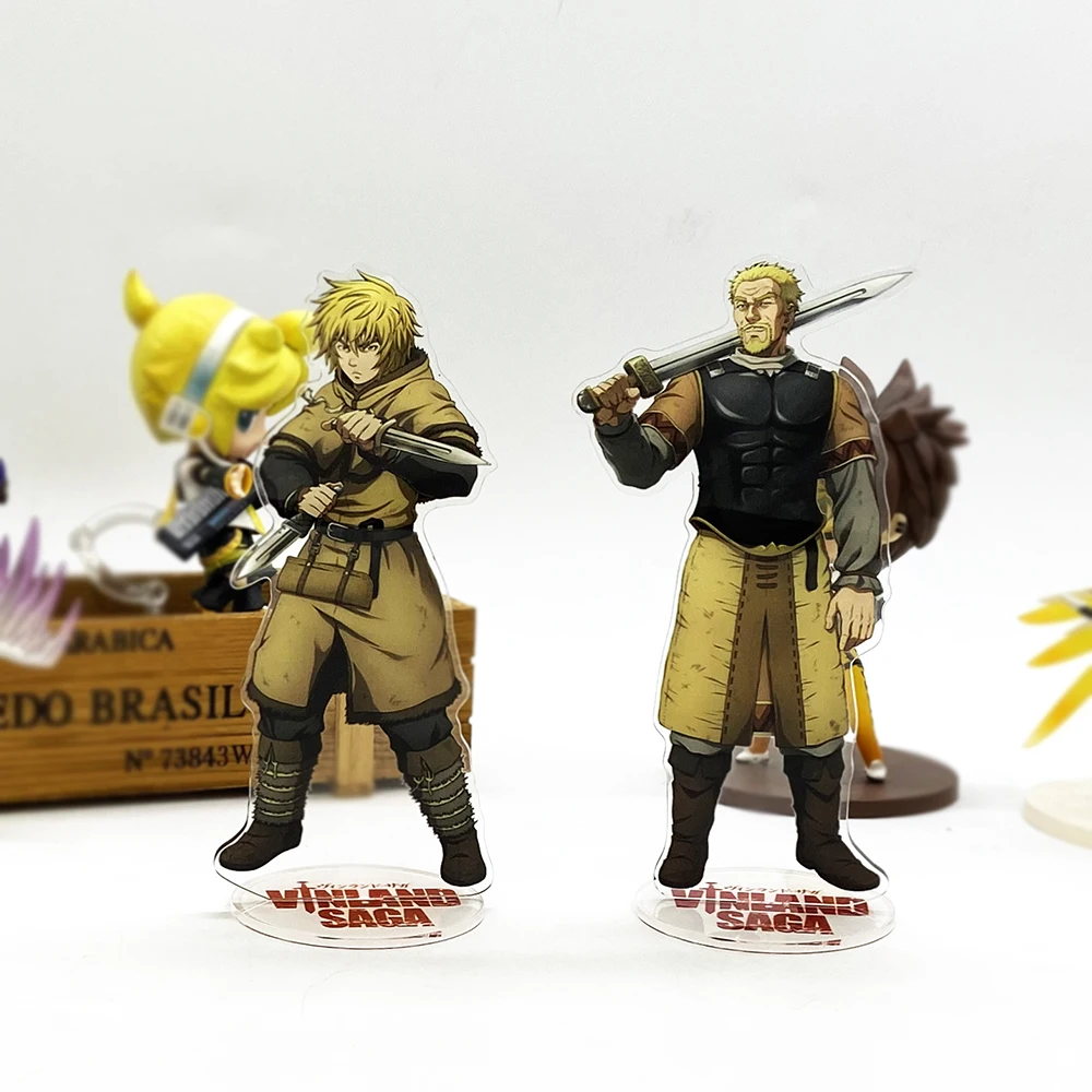 VINLAND SAGA Thorfinn Askeladd anime toy acrílico standee figuritas decoración de escritorio topper de pastel