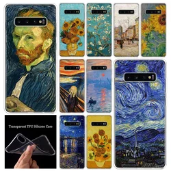 Hot Van Gogh oil Art Painting Phone Case Cover For Samsung Galaxy S10 S21 S20 FE Note 10 9 8 S9 S8 S7 Plus Ultra Lite Pro + Coqu