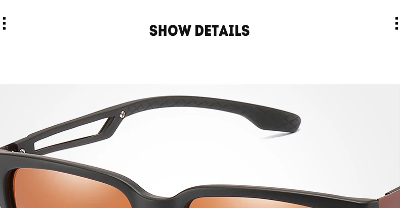 ZENOTTIC Platz Polarisierte Sonnenbrille Männer Marke Design Fahren Sonnenbrille Retro Outdoor Anti-Glare UV400 Brille Shades Brillen – Detail 30