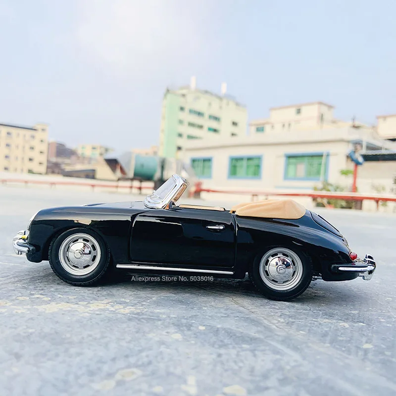 ブラーゴ-ポルシェ1961/356b,1:24合金車モデル,シミュレーション,工芸品,装飾コレクション,おもちゃ,ツール,ギフト