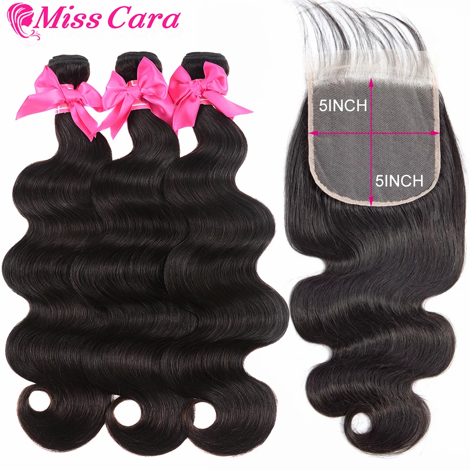 Body Wave Bundles With Closure 5x5 Lace Closure With Bundles Peruvian Hair Bundles With Closure Remy Hair 5x5 Lace Closure