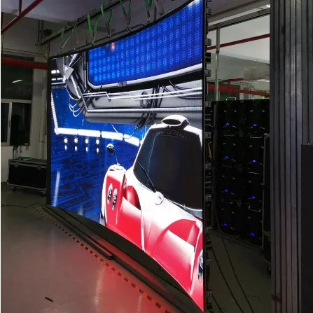 New design P3.91 smd RGB video display indoor Arc led display wall 500x500mm die casting aluminum rental led screen for stage