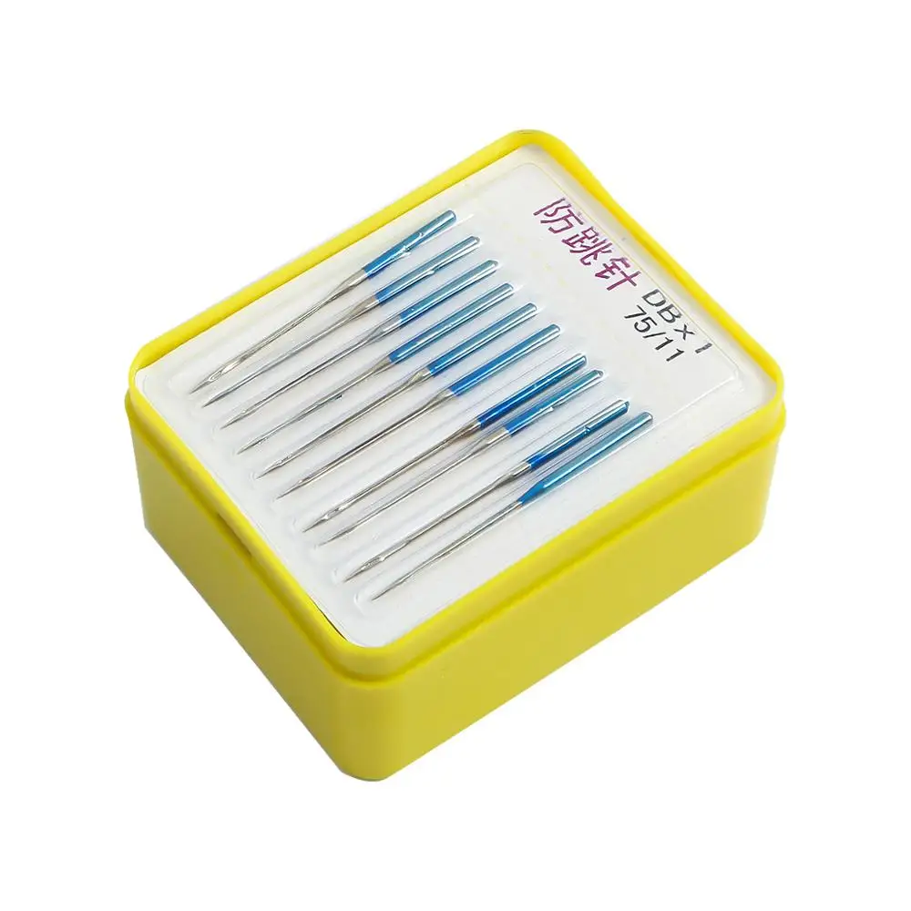 10pcs Sewing Stretch Cloth Machine Anti-Jump Needle Elastic Cloth High-grade Sewing Needle Accessories Household Sewing Tools