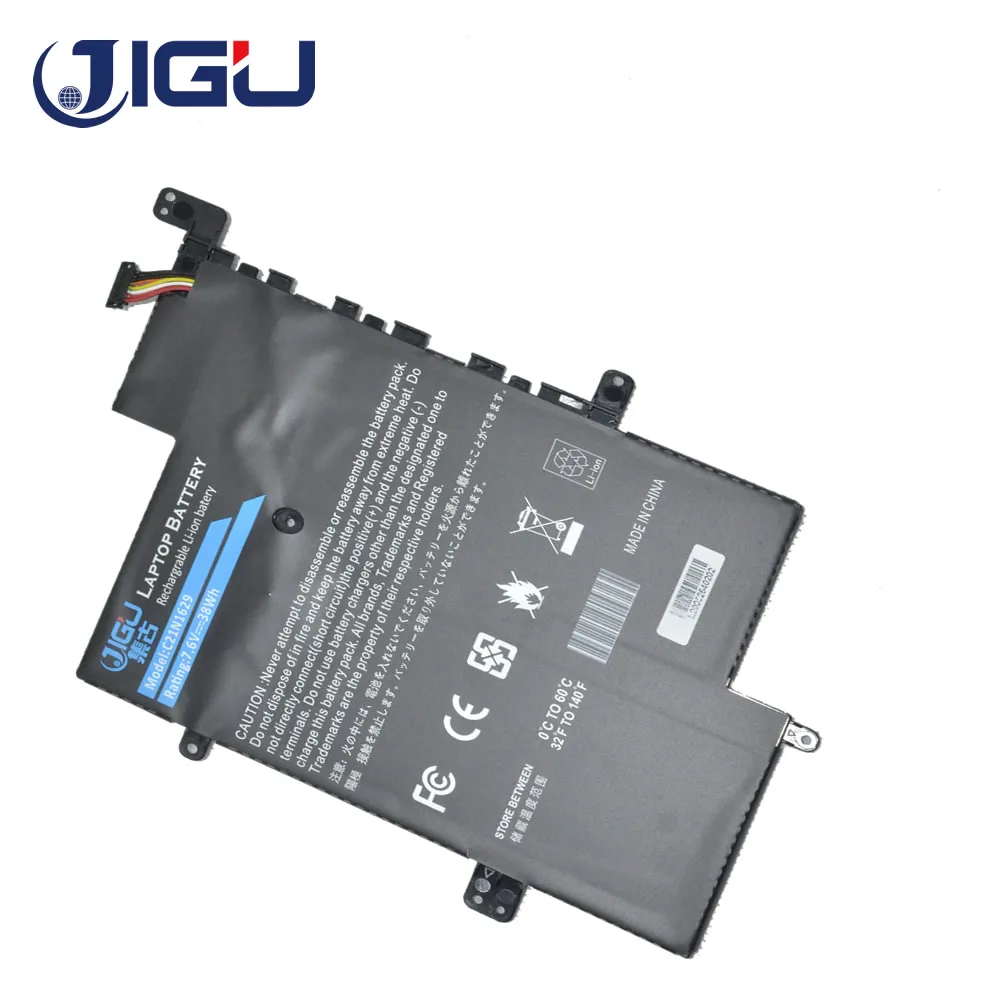 JIGU New Laptop Battery C21N1629 0B200-03040000 For ASUS C223NA E203MA E203MAH E203N E203NA L203NA R207NA R203MA