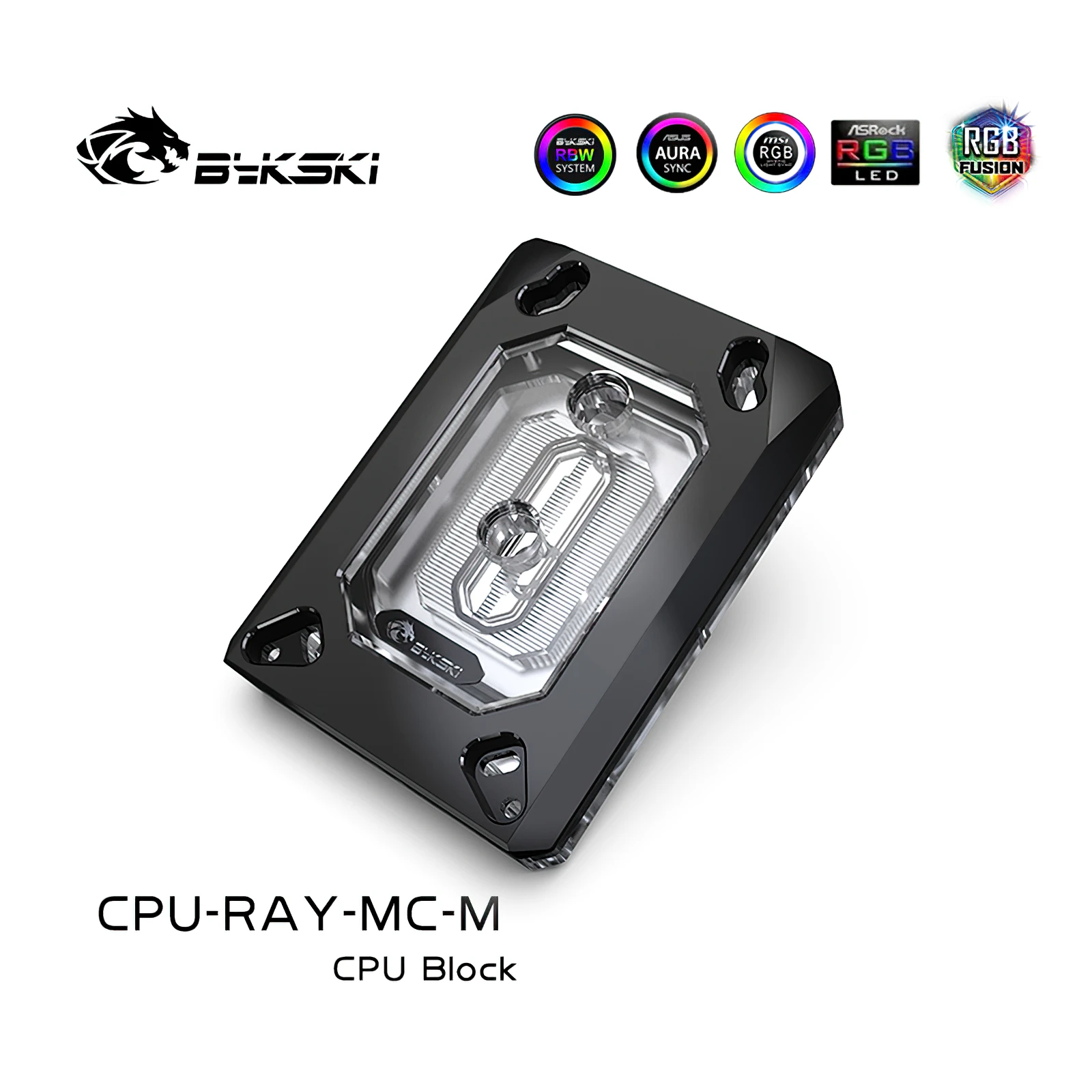 

Bykski RGB CPU Liquid Cooling RGB Block Cooler for AMD Ryzen 7/5/3/AM5/AM4/AM3+/AM3/AM2+/AM2/FM2+/FM2/FM1 CPU-RAY-MC-M