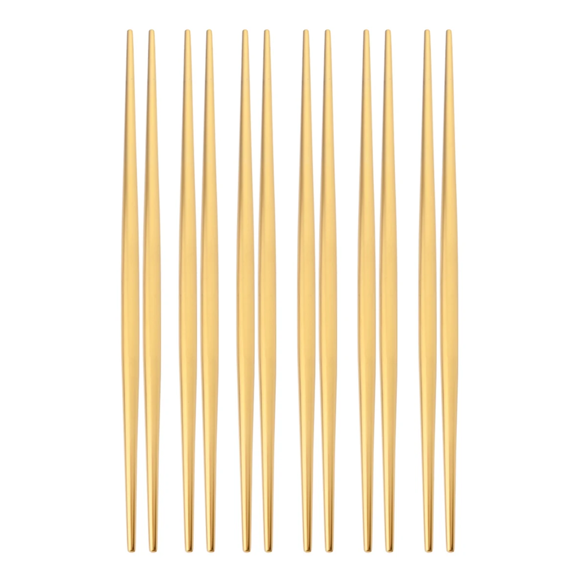 

6Pcs Chinese Style Matte Chopsticks 304 Stainless Steel Round Chopsticks Colorful Chopsticks for Sushi Food Sticks Kitchen Tool