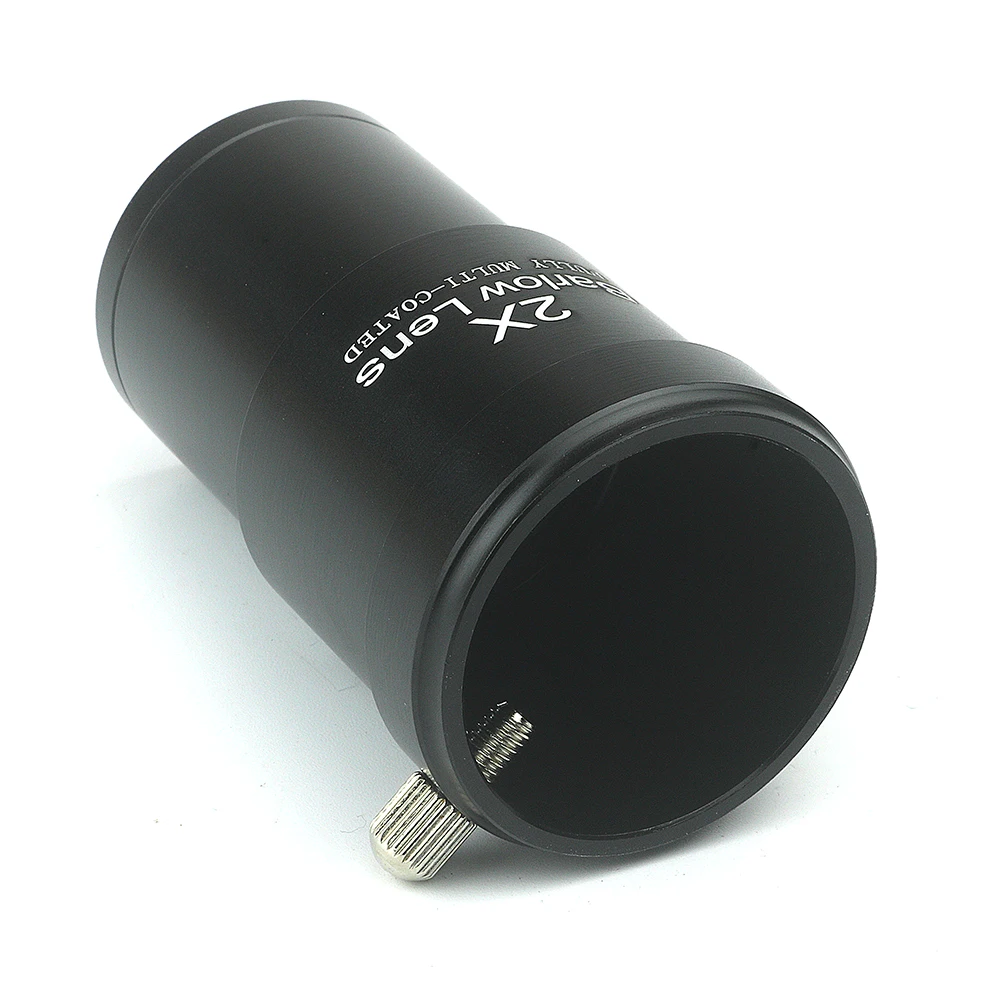 EYSDON 2X Barlow Lens 1.25 Inch Fully Multi-Coated Metal for Astronomical Telescope Eyepiece