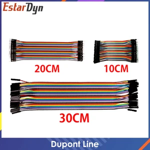 Dupont Line 10 Cm / 20 Cm/30 Cm Male to Male+Perempuan untuk Laki-laki + Perempuan untuk Perempuan Jumper Kawat Dupont Kabel untuk ARDUINO DIY KIT 6 arduino diy penjualan terbaik - №