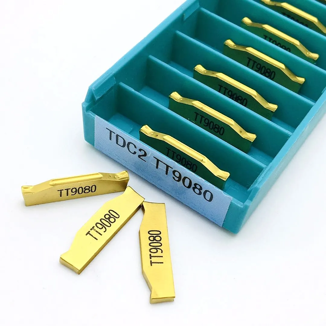 Grooving tool TDC2 TT9030 TT9080 High quality carbide insert turning tool Cutting grooving tool Metal lathe tool