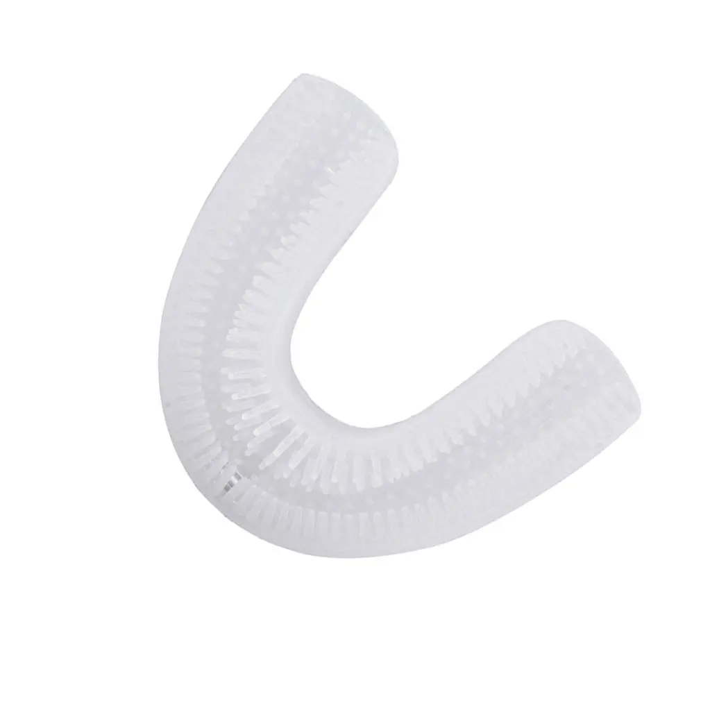 Design à prova dwaterproof água u forma crianças silicone 360 graus sônico escova de dentes elétrica automática branqueamento escova de dentes