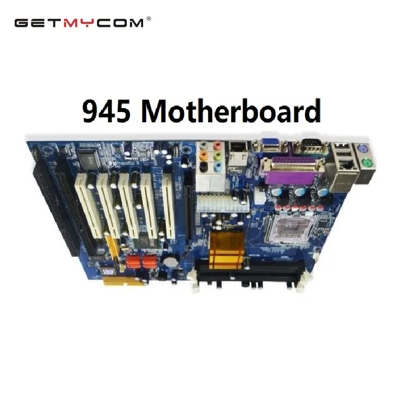 Getmycom Original 945 industrial ddr2 motherboard socket 775  pin motherboard with 2*ISA and 5*PCI Slots support Intel chipset