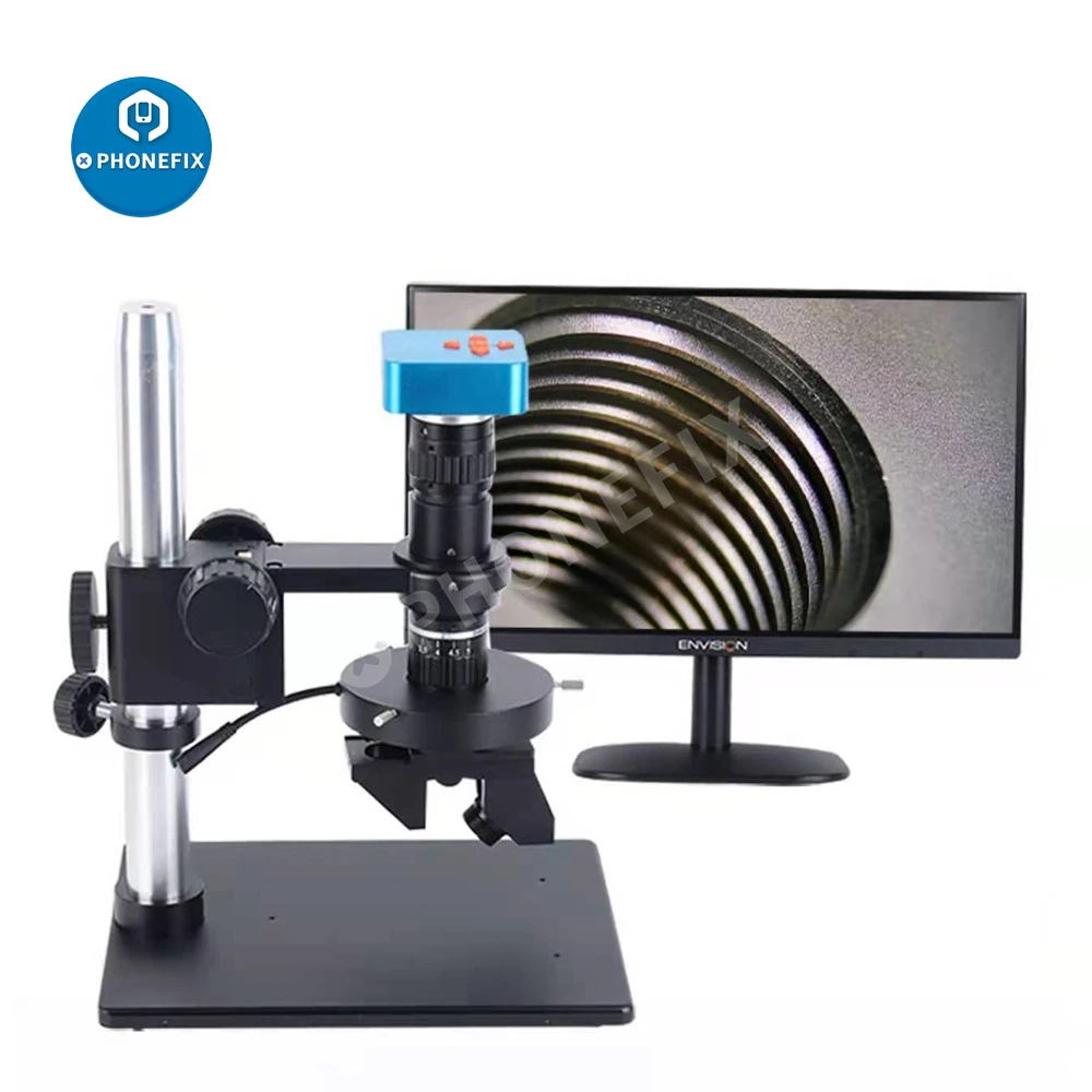 

HDMI 3D Digital video Microscope 2K High-definition 3D Vision Microscope with 21MP Video Camera For Phone PCB Inspection Repair