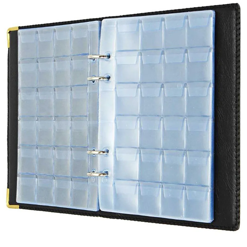 480 Pieces Coins Storage Book Commemorative Coin Collection Album Volume Folder Hold Mini Penny Coin Storage Bag