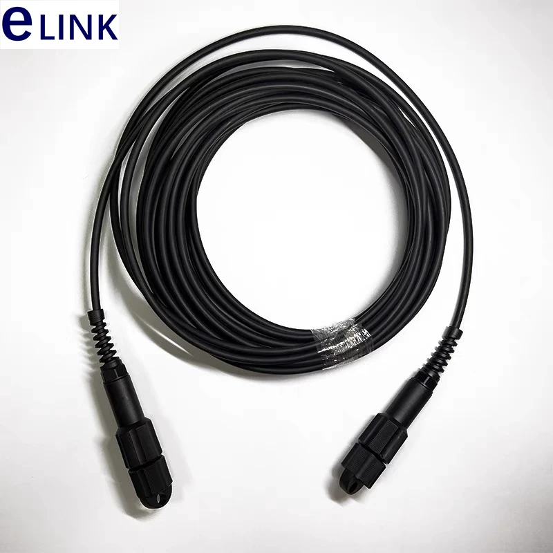 2pcs 10mtr PDLC 2C Outdoor CPRI Fiber optic Patch cord LC SC FC ST 2 cores SM Singlemode FTTH FTTA jumper ELINK 2 fibers 7.0mm