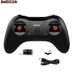 Radiolink T8S 2.4G 8 Channel Radio Remote Transmitter with Receiver R8EF Game Shape Controller 2000m for FPV Drone RC Aircraft