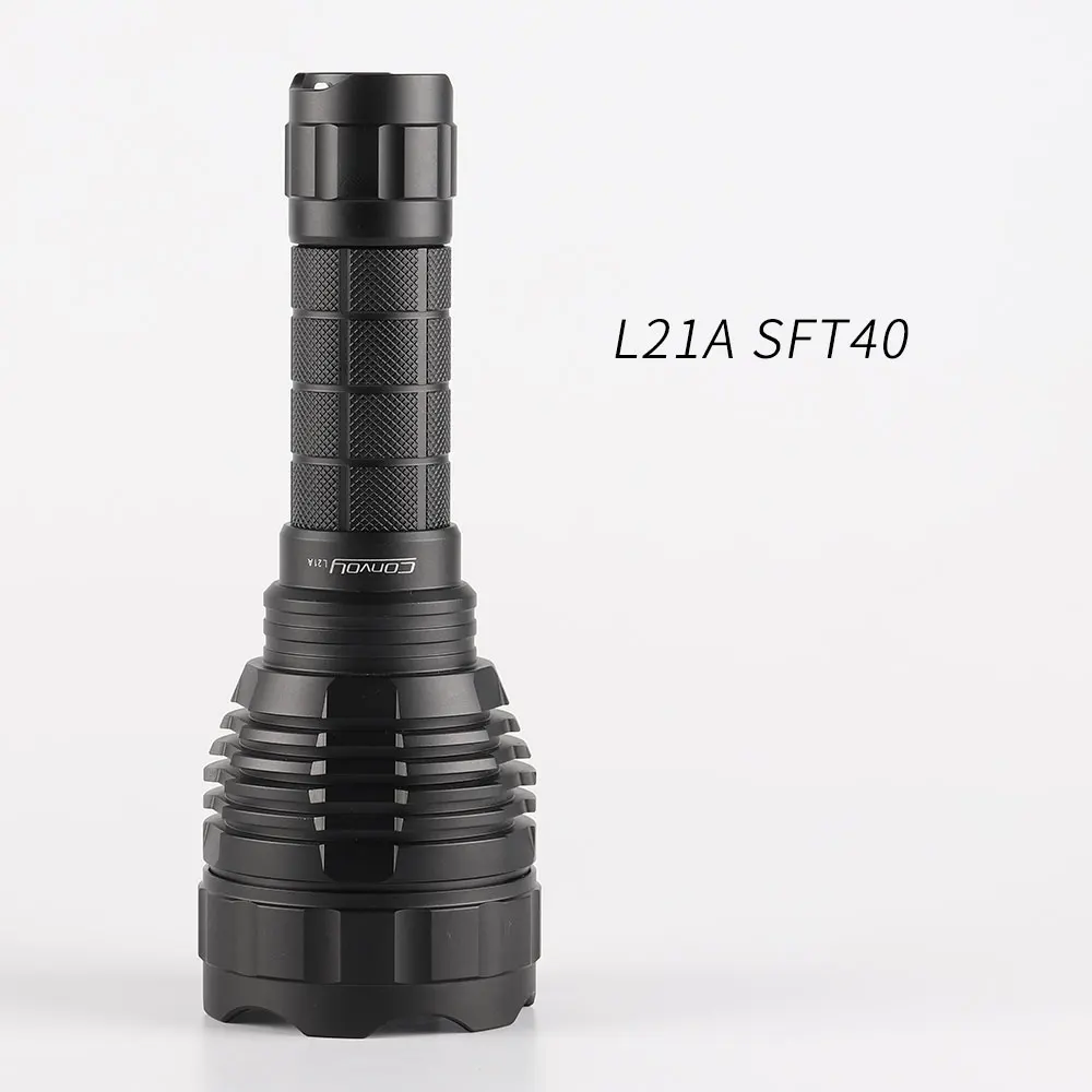 Convoy L21A with SFT40 8A driver ,12groups, 21700 flashlight, torch,