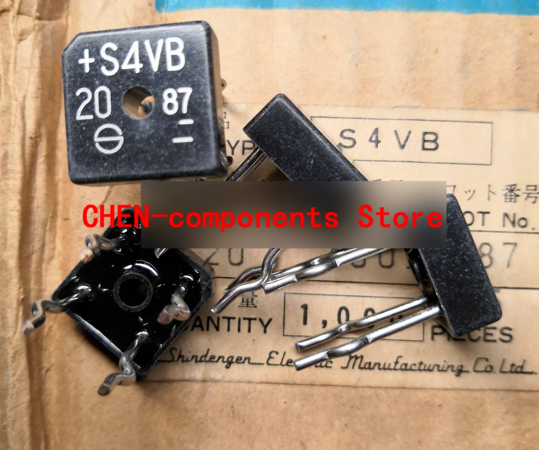 10PCS NEW Electric yuan S4VB20 4A 200V Rectifier bridge bridge stack square bridge