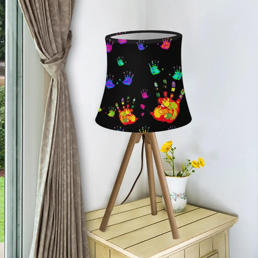 Blood fingerprints Cloth European Lamp Shade Cool Style Candle Chandelier Lights Crystal Lampshade Home & Living Light Cover