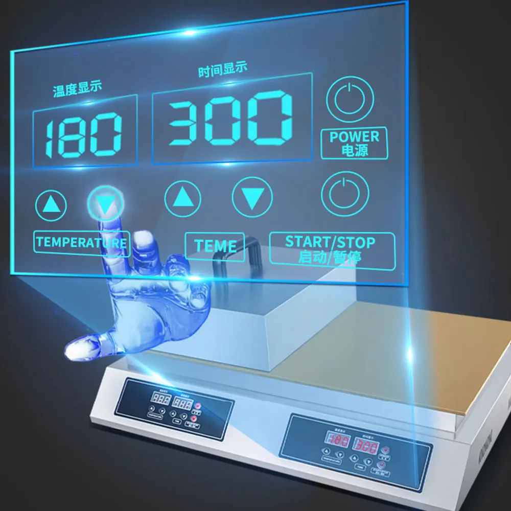 Commerciale Waffle Iron antiaderente Cake Maker Fluffy pancake macchina per focaccine a doppia testa Dorayaki Muffin Grill elettrodomestici da cucina