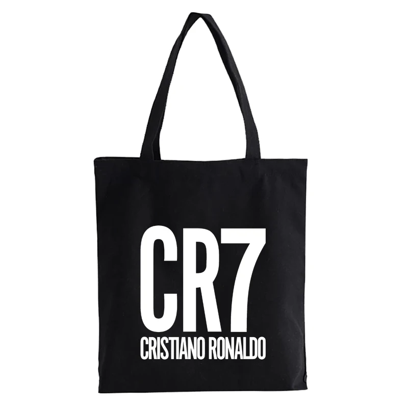 Cristiano Ronaldo CR7 Shopper bag Fashion Teenager Students Shoulder Bag Eco Handbag Tote bags Art Painting Handbags Canvas bag