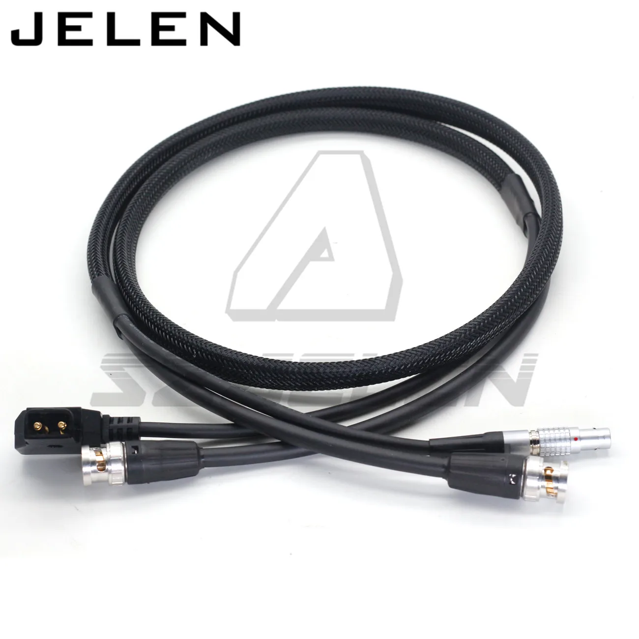 

D-Tap to 0B 2pin Cable for Teradek Bolt Pro 1000/3000ft power cable and SDI camera monitor SDI line, BNC plug to BNC plug