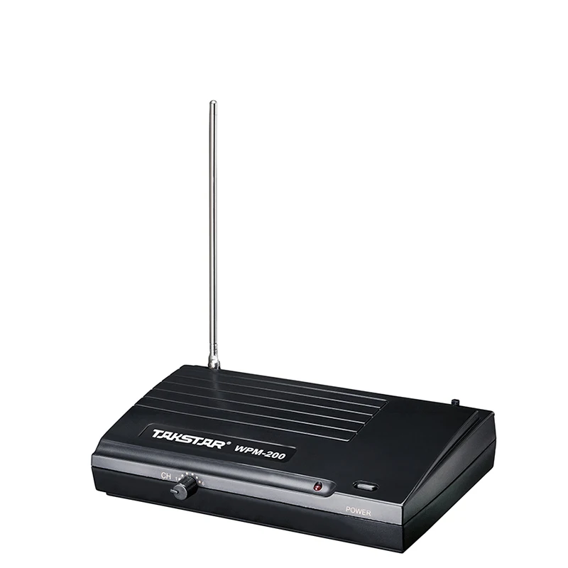 Takstar WPM-200 UHF ระบบจอภาพไร้สายตัวรับสัญญาณจอ LCD 6เลือกช่อง50M พร้อมหูฟัง