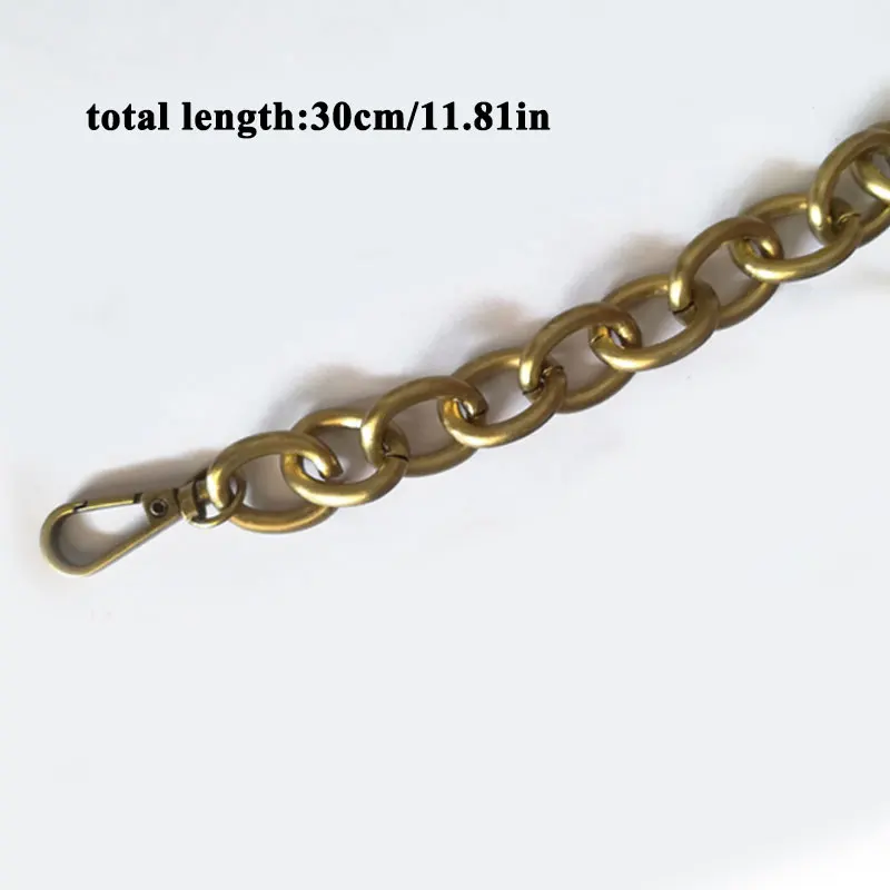 30cm Replacement Metal Chain For Handle Bag Handbag Antique Bronze Silver golden DIY Accessories For Bag Strap Hardware