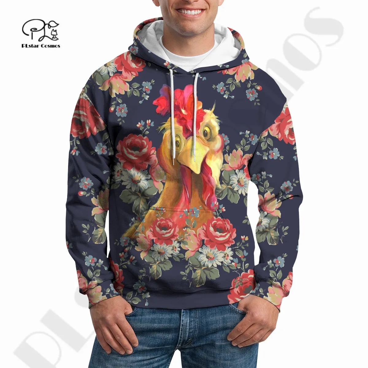 PLstar Cosmos Newest 3Dprinted Rooster Lover Animal Harajuku Pullover Premium Streetwear Unique Unisex Hoodies/Sweatshirt/Zip -4