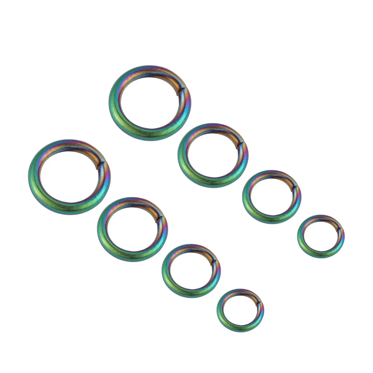 100 stücke 3-10mm Edelstahl Offene Binderinge Split Ringe Link Schleife Für DIY Schmuck Machen Erkenntnisse stecker Großhandel – Detail 12