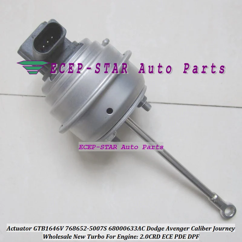 Turbo wastegate Electronic Actuator GTB1646V 768652 768652-5007S 68000633AC For Dodge Avenger Caliber Journey 2.0CRD ECE PDE DPF