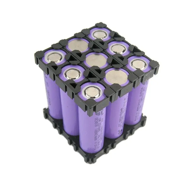 10/20PCS 2/3/4 18650 Battery Holder Radiating Shell Pack Plastic Heat Holder Bracket Battery Spot Welding Assembly DIY Assembly